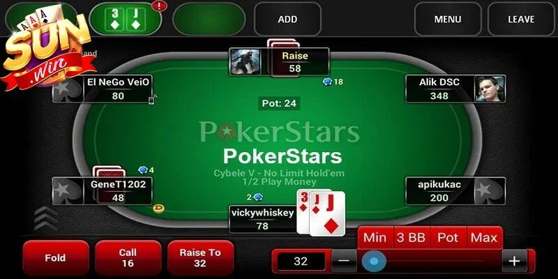 Poker Sunwin là nơi hội tụ những cao thủ bài tố chuyên nghiệp